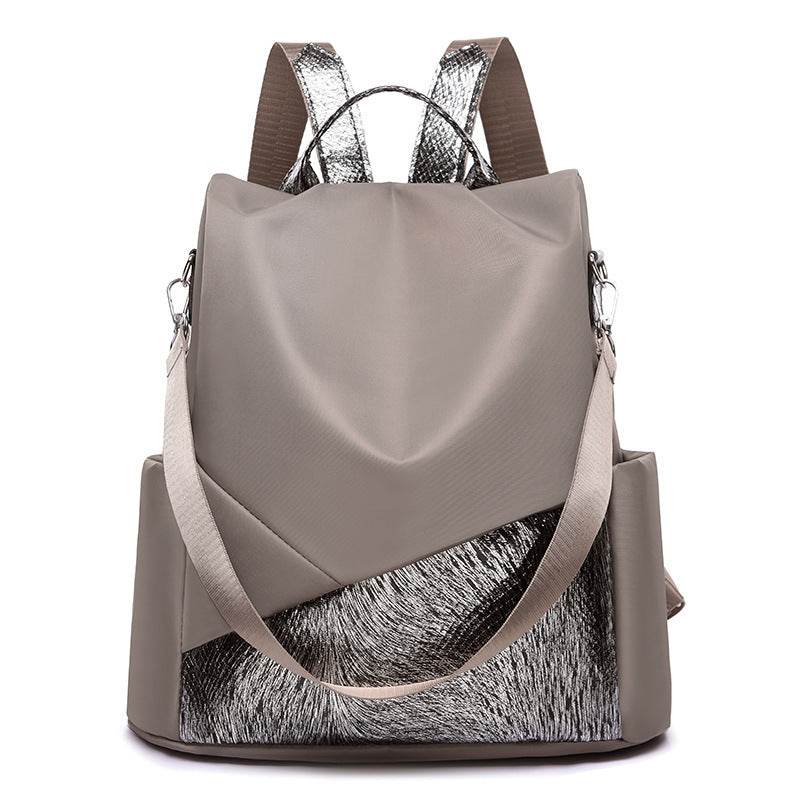 Fashion Stitching Backpack Women - Mubimart