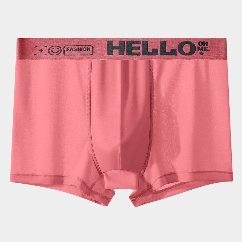 Solid Color One-piece Underwear For Men