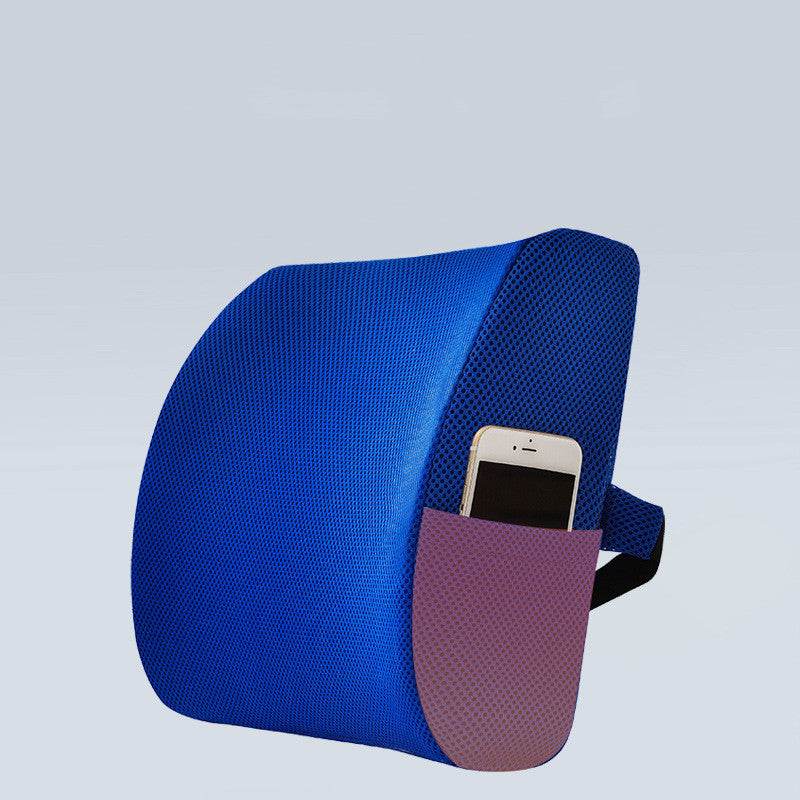 Office Lumbar Support Gel Memory Foam Lumbar Pillow - Mubimart