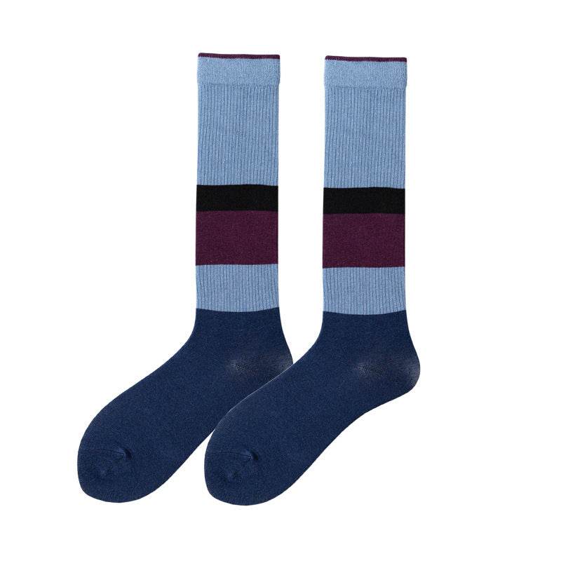 Women's High Tube Calf And Knee Pile Stockings Cotton Socks - Mubimart