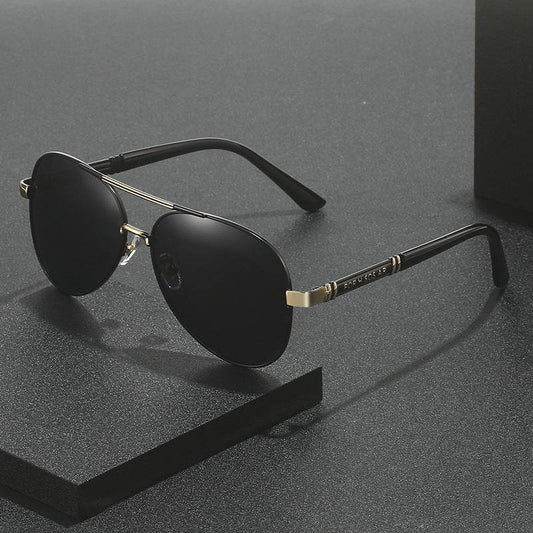 Polarized Sunglasses Photosensitive Color Changing Men's Sunglasses - Mubimart