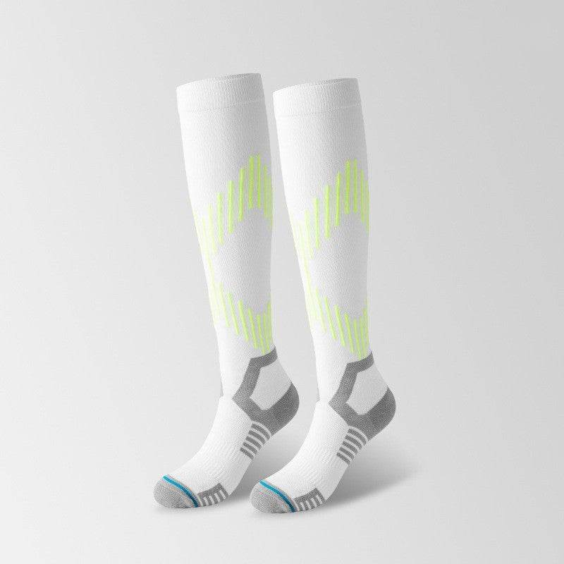 Men's Long-barreled Compression Stockings Professional Thickening Athletic Socks - Mubimart