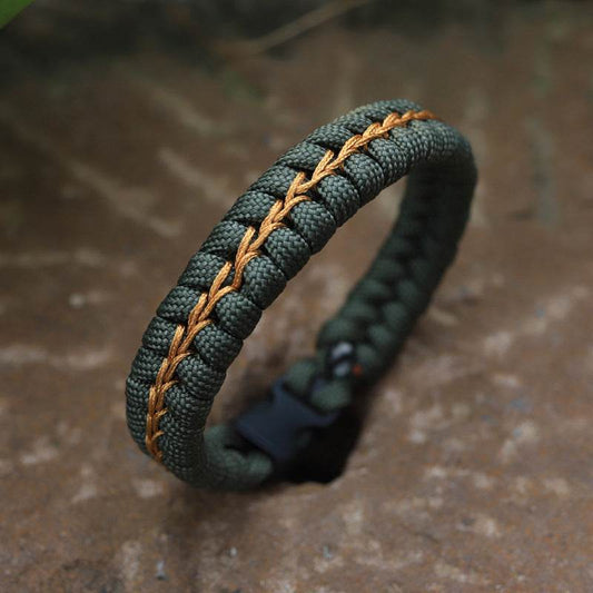 Handwoven Outdoor Sports Bracelet For Men - Mubimart