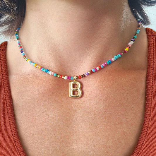Sweet Cool Style Colorful Bead Necklace