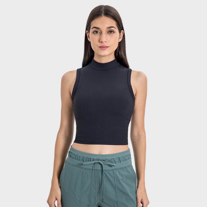 Fashion Fitness Sleeveless Sports Vest Women - Mubimart