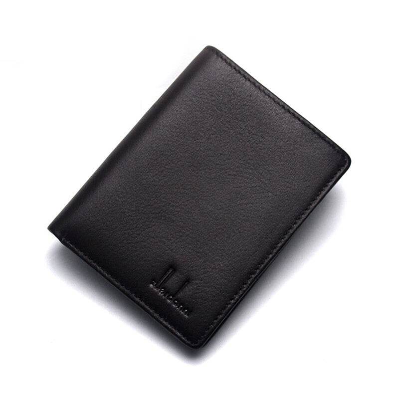 Men's Cowhide Business Driver's License Wallet - Mubimart