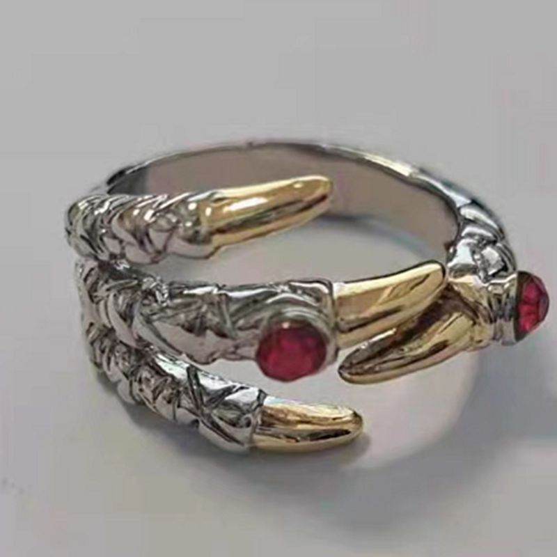 Paw Ring Adjustable Index Finger Dragon Ring Fashion Jewelry - Mubimart