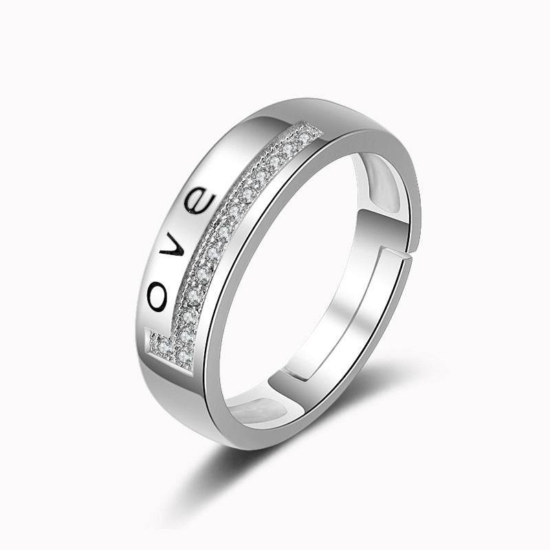 Couple Ring Diamond Men And Women - Mubimart