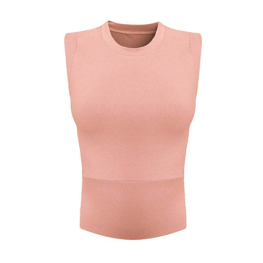 Summer Tank Tops Quick Dry Yoga Top Femme Fitness Singlet Workout - Mubimart
