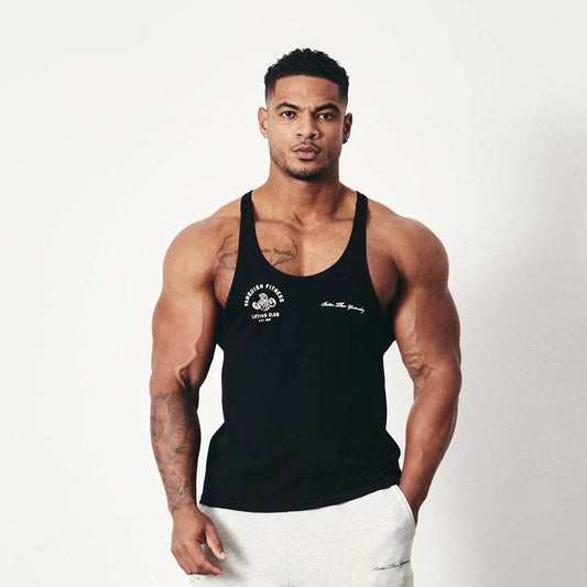 Men's Fashion Casual Fitness Undershirt Top - Mubimart