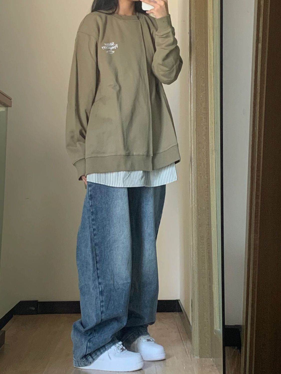 Plus Size High Waist Wide Leg Jeans For Women - Mubimart