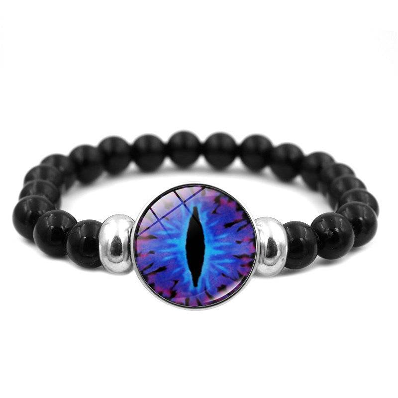 Dragon Eye Time Gemstone Beaded Bracelet - Mubimart