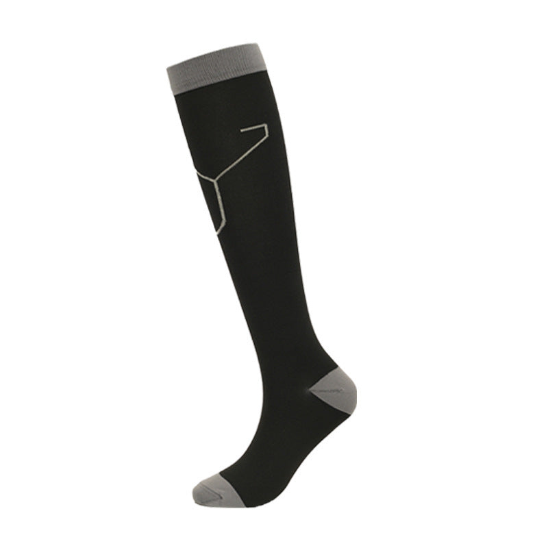 Fashion Calf Length Compression Socks - Mubimart -  