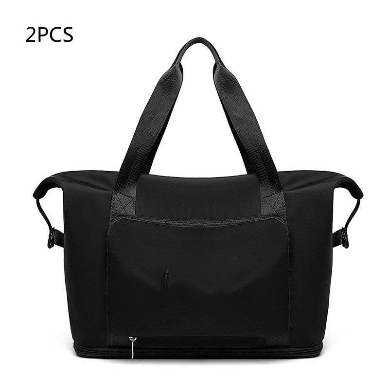 Foldable Large Capacity Women Gym Bags Shoulder Bag Women Training Travel Handle Handbag Yoga Sport Crossbody Tote Bag Women - Mubimart