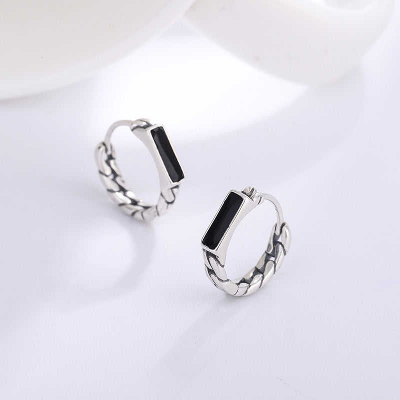 Hip Hop Style Earrings For Men And Women Retro Ear Clip Minimalist Design Earrings