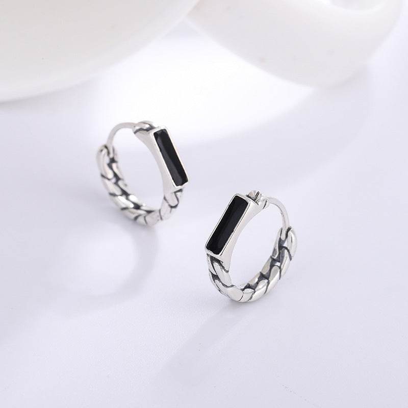 Hip Hop Style Earrings For Men And Women Retro Ear Clip Minimalist Design Earrings - Mubimart