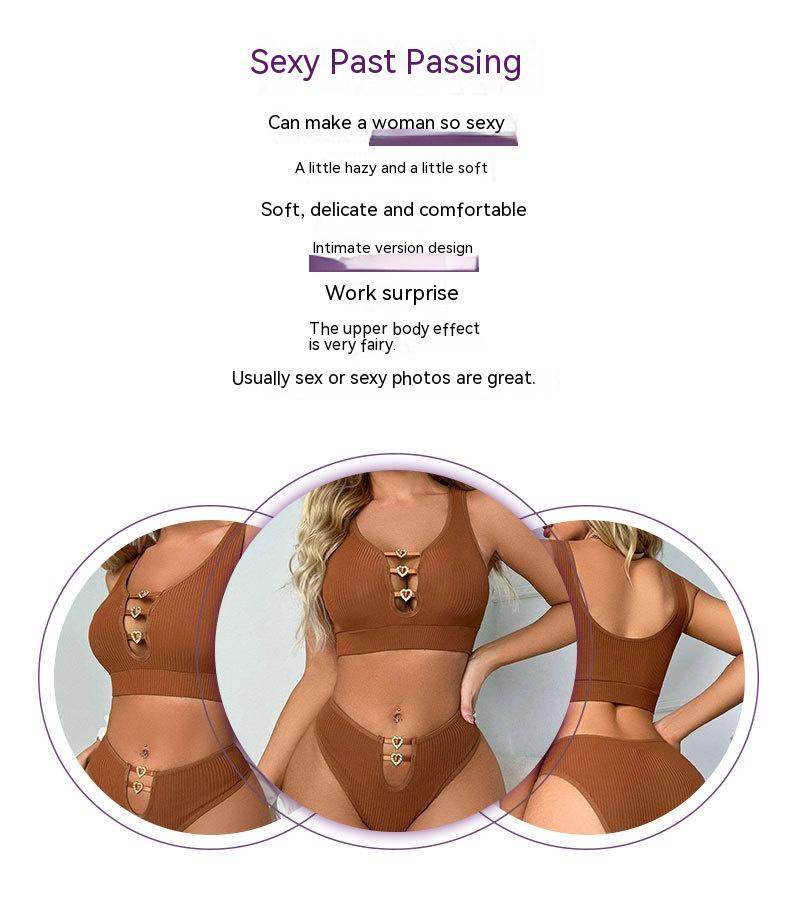 Underwear Push-up Bra Sexy Lingerie Set - Mubimart