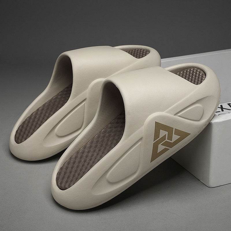 Material Thickening Men's Slippers Summer Outerwear Height Increasing Flip Flops Men Wholesale - Mubimart