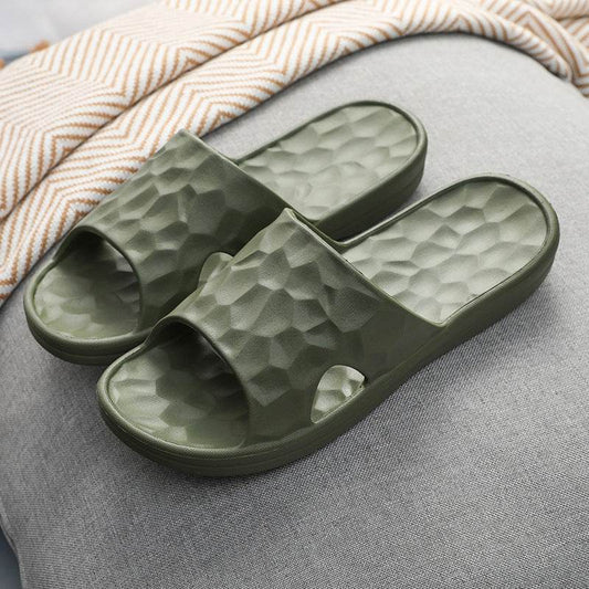 Geometric Slippers Summer Home Bathroom Slippers Women Shoes - Mubimart