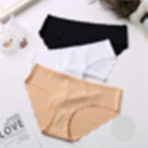 Women Ultra-thin Underwear Seamless Panties Low-Rise Briefs - Mubimart