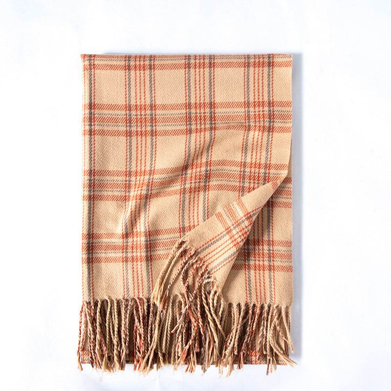 Women's New Line Printed Cashmere Scarves - Mubimart