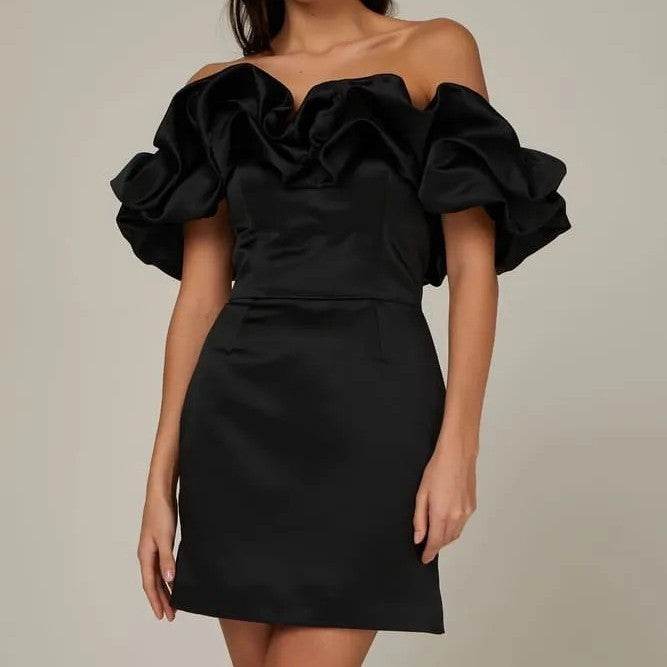 Women's Shoulder High-end Temperament Formal Dress - Mubimart