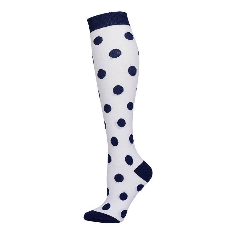 Sports Compression Socks Pattern Stretch Stockings - Mubimart