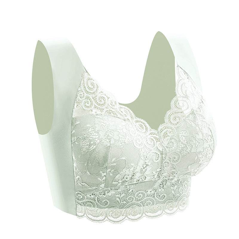 Women's Plus Size Lace Seamless Bra - Mubimart
