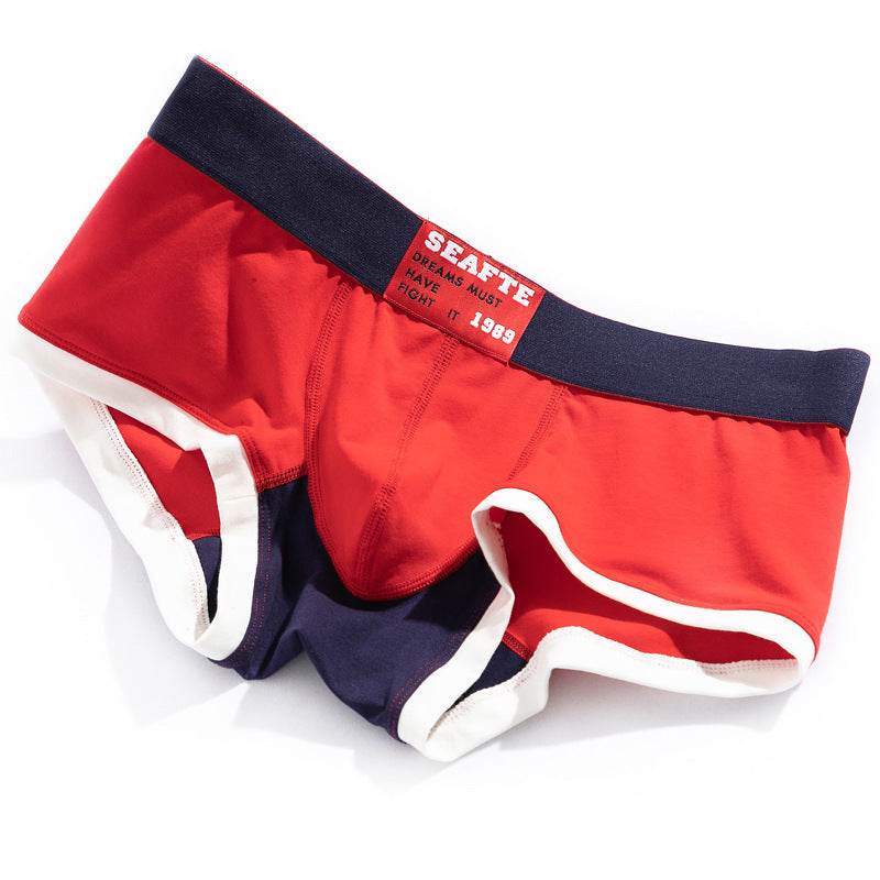 Men's Underwear Boxers Low Waist Sports - Mubimart