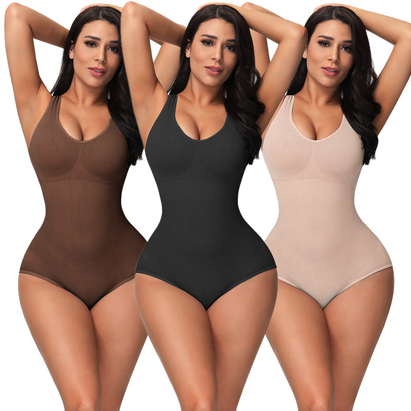 Plus Size Stretch Body Shaper Pants High Waist Lightweight Abdominal - Mubimart - Waist Shaper 