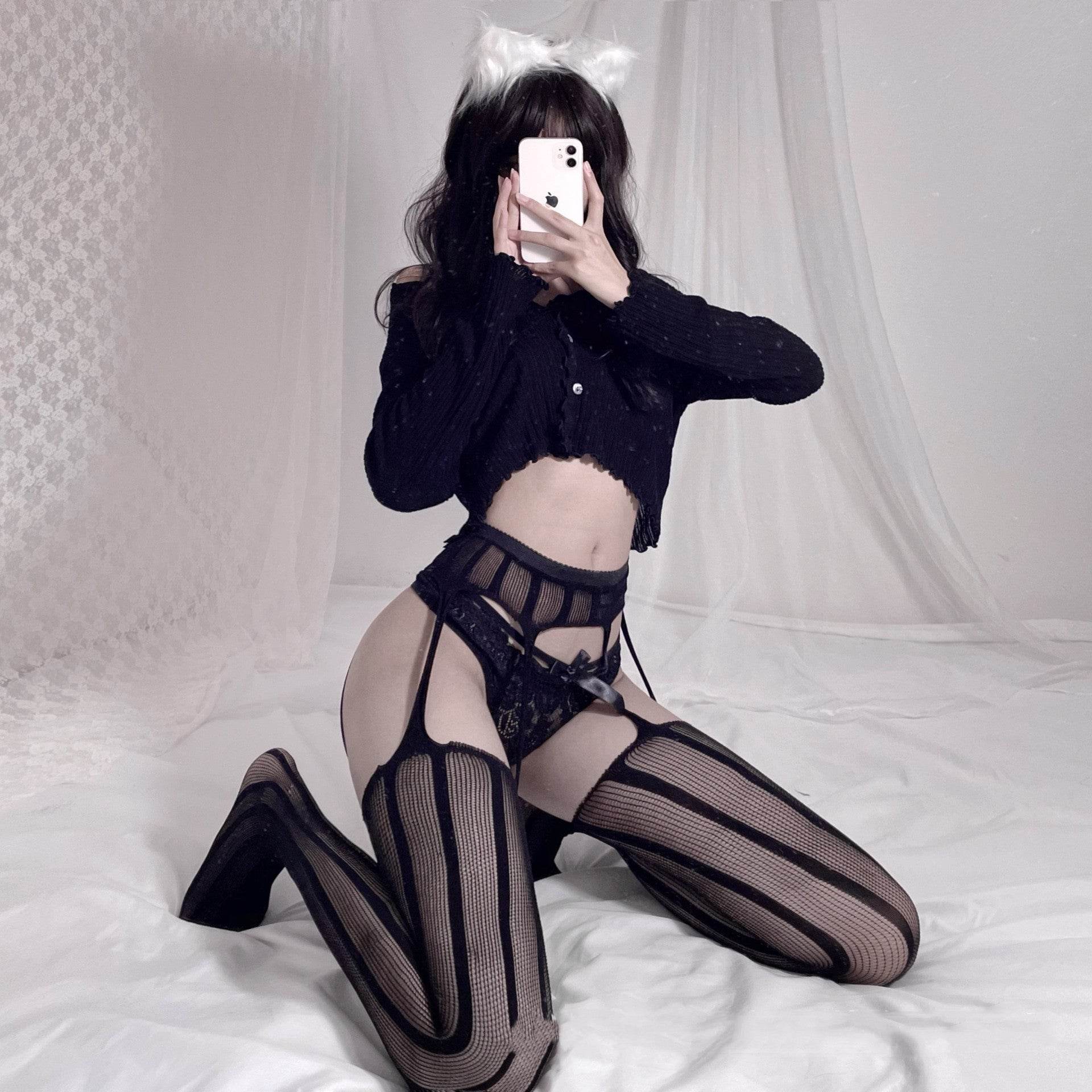 Garter Belt Open-end Free Slimming - Mubimart