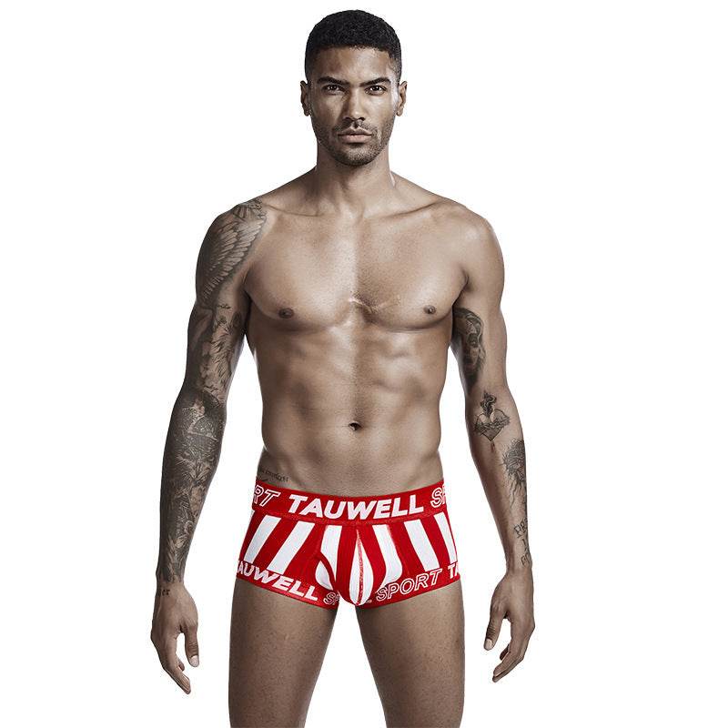 Boxer Briefs Vertical Stripe Movement - Mubimart