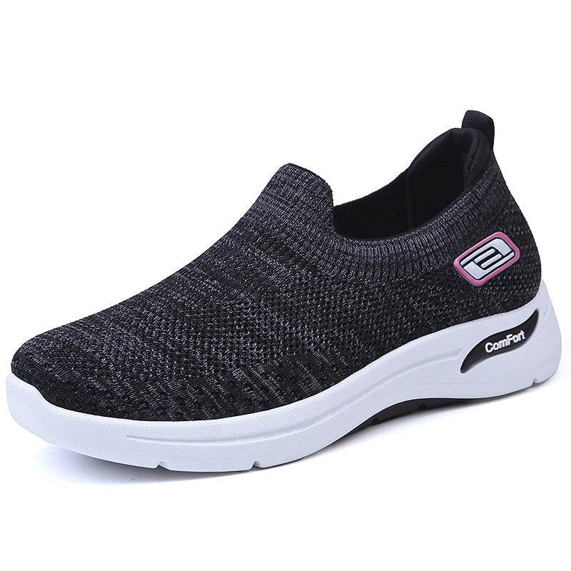 Jianbu Soft Bottom Fashionable Breathable Sneaker Women - Mubimart