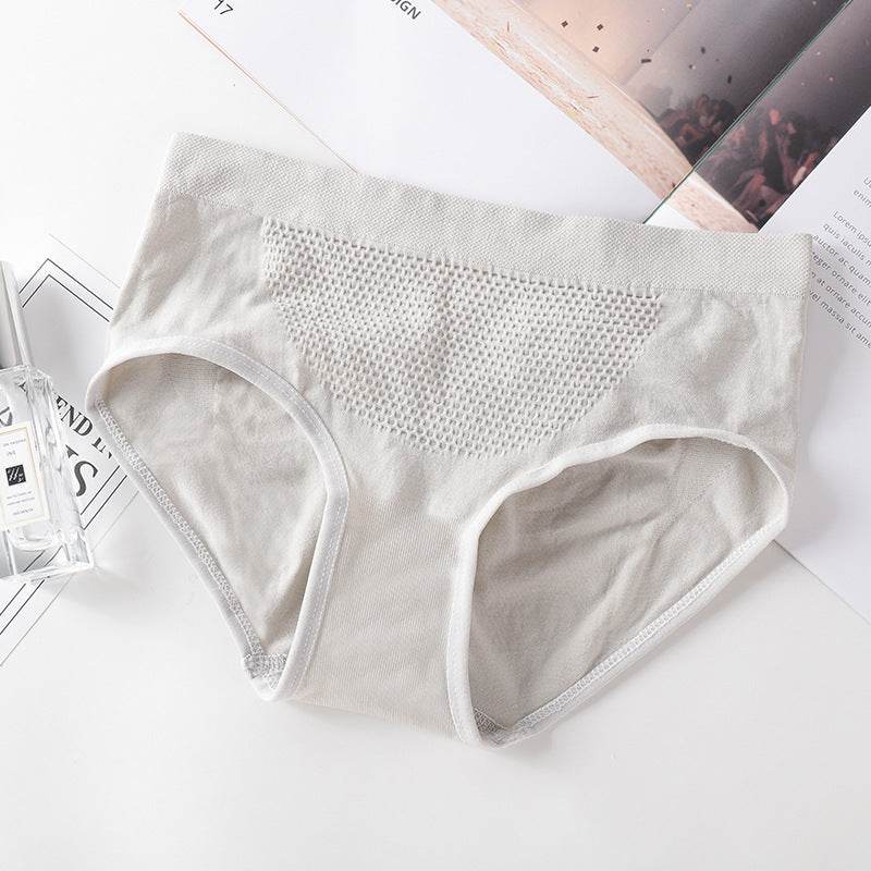 Seamless Mid-rise Cotton Crotch Briefs For Women - Mubimart
