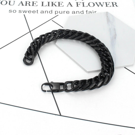Mens Fashion Personality Titanium Steel Bracelet - Mubimart