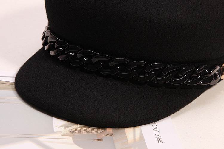 Hats Women's High-end Wool Cloth Retro - Mubimart