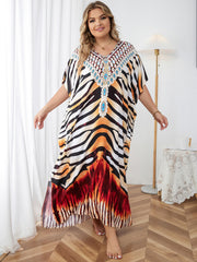 Loose Plus Size Vacation Robe Bikini Cover - Mubimart -  