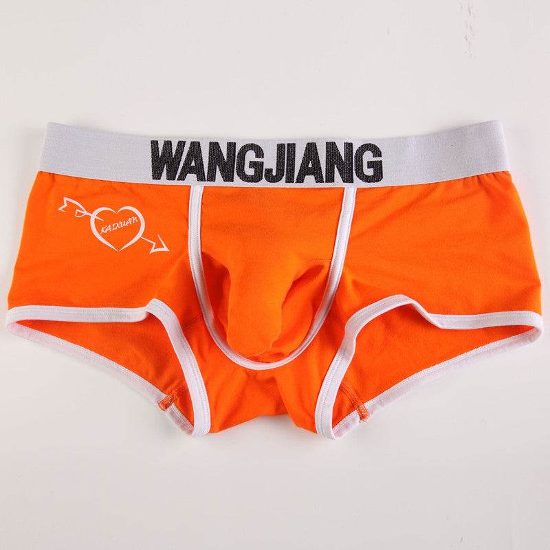 Men's Underwear Boxers Low Waist Cotton U Convex Trunk Fashion Sexy Men's Boxers - Mubimart