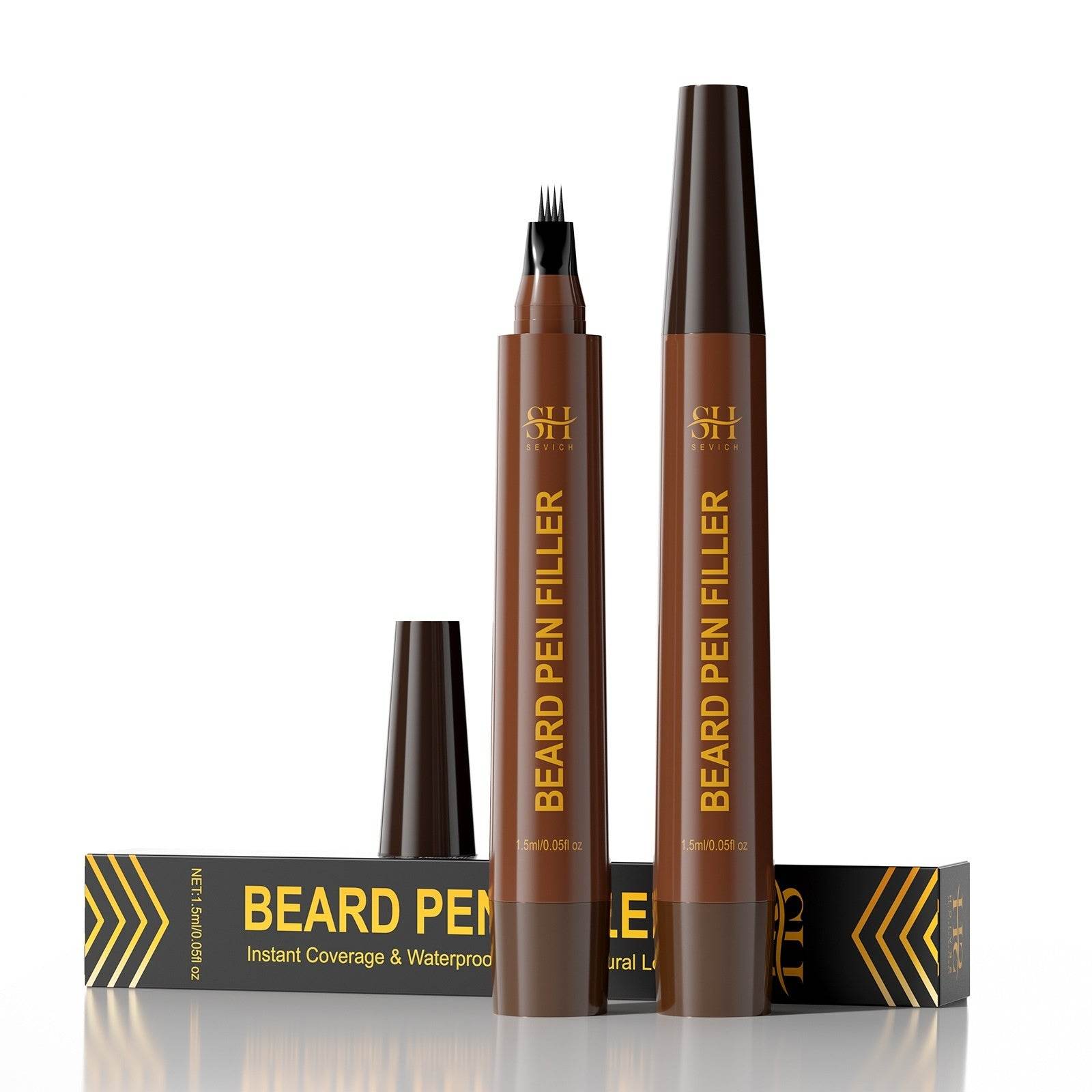 Men's Beard Eyebrow Hairline Headline Filler Sweatproof And Waterproof Natural Not Easy To Fade - Mubimart
