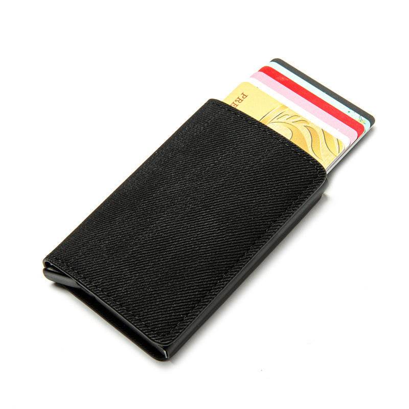 Anti-theft Credit Card Holder Anti-magnetic Wallet Card Holder Cowboy Metal Card Holder - Mubimart
