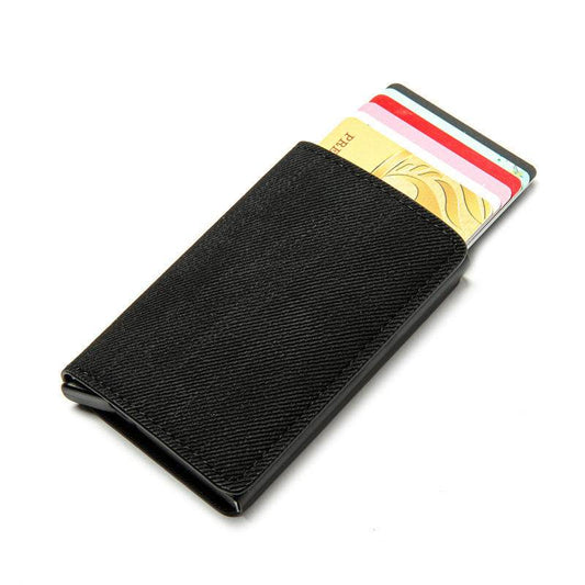 Anti-theft Credit Card Holder Anti-magnetic Wallet Card Holder Cowboy Metal Card Holder - Mubimart
