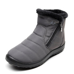 Umbrella Cloth Snow Boots Side Zipper Cotton Boots Mid-calf Waterproof Snow Boots