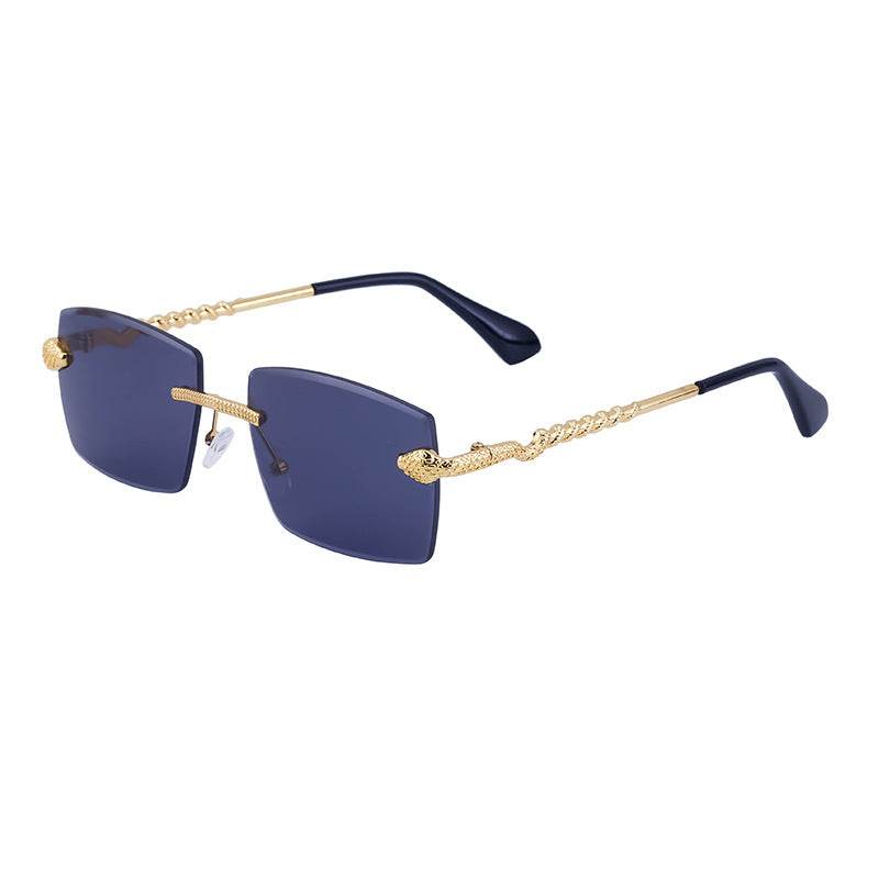 Fashion Rimless Sunglasses For Men - Mubimart