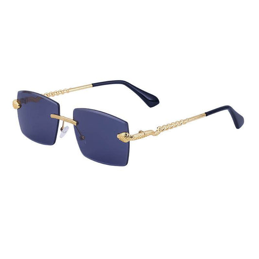 Fashion Rimless Sunglasses For Men - Mubimart
