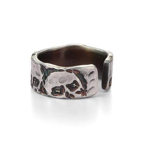 Skull Rhodium Plated Ring For Men - Mubimart