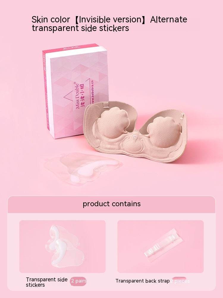 Inflatable Invisible Nude Bra Non-slip Push Up Bra - Mubimart