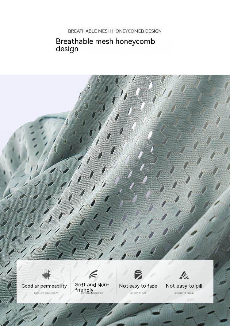 Ice Silk Mesh Boxers Cool Loose Breathable Boxers Heads - Mubimart
