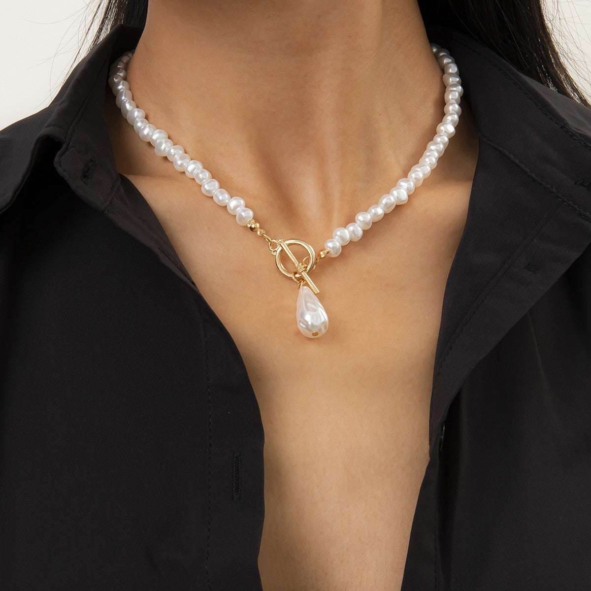 Irregular Chain Clavicle Necklace Women - Mubimart