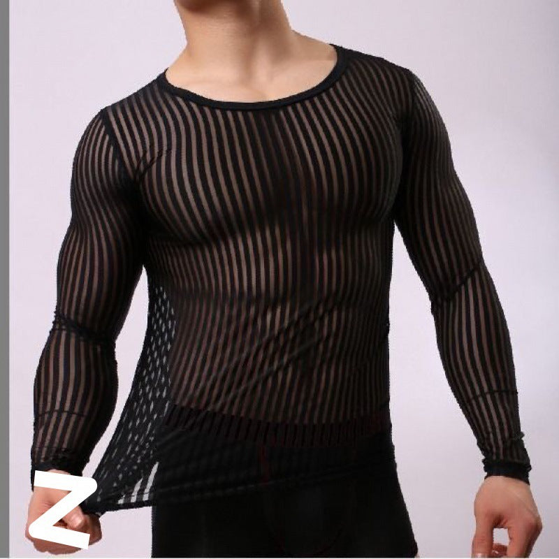 Mesh Men's Undershirt Slim Fit