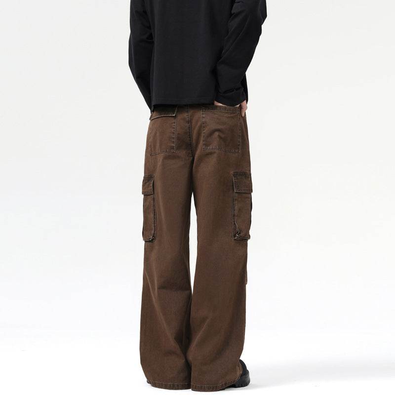 Maillard Retro Multi-pocket Cargo Pants Men And Women - Mubimart